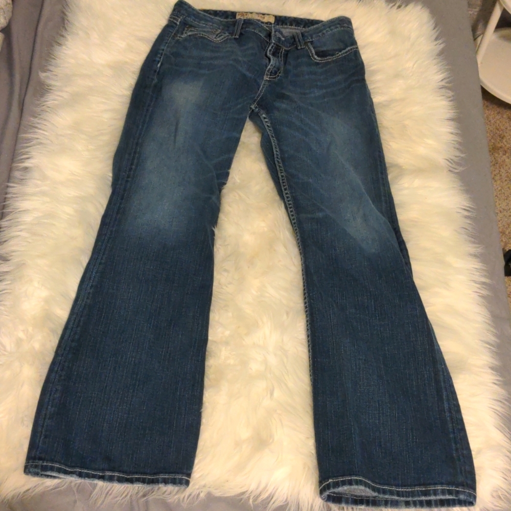 BKE Kate wide leg jeans. Women's size 31 by 33.5.